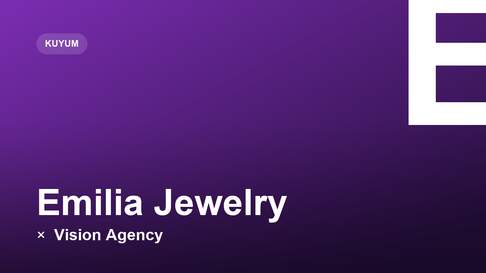 Emilia Jewelry × Vision Agency